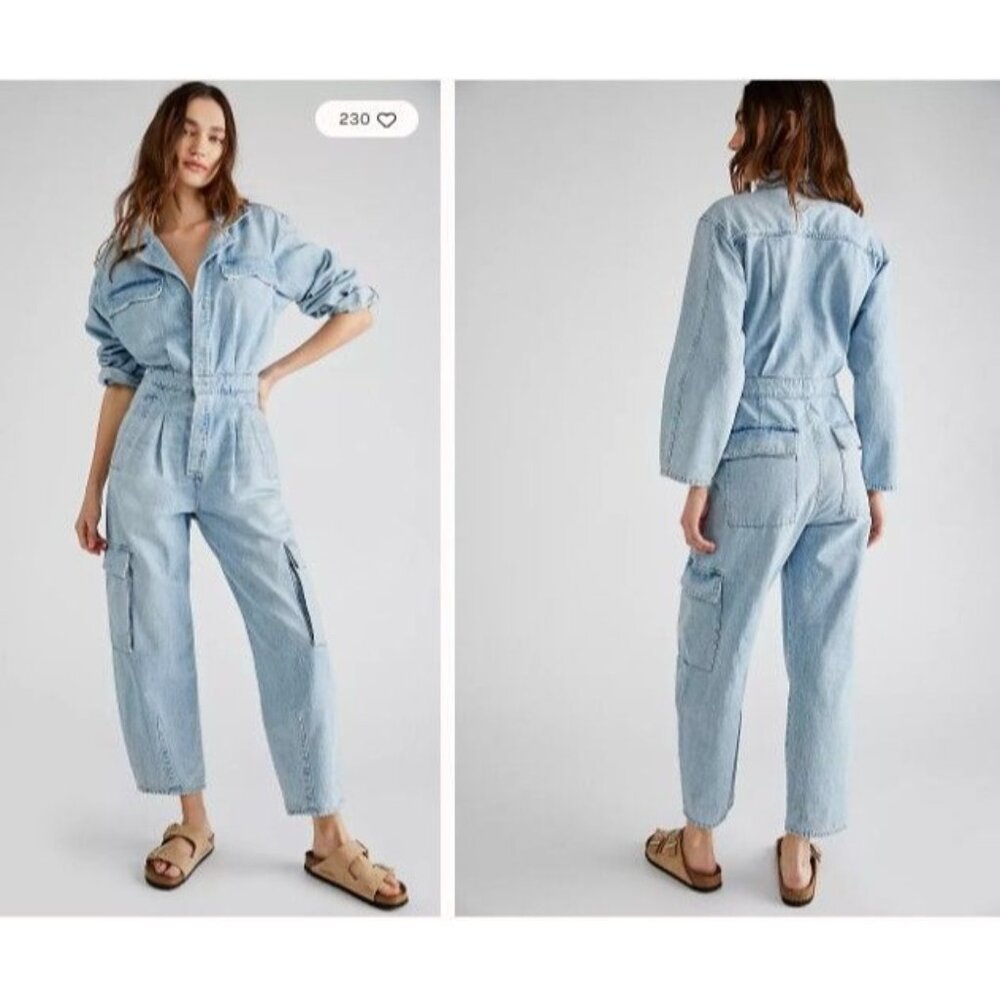 Citizens Of Humanity Light Blue Women Jeans Overalls